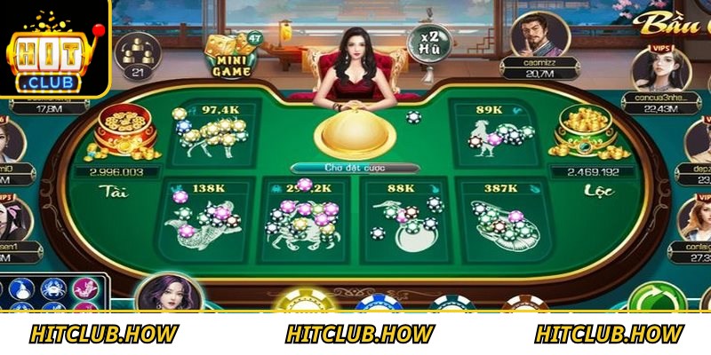 Các hình thức cược chính trong game Bầu Cua Online Hitclub
